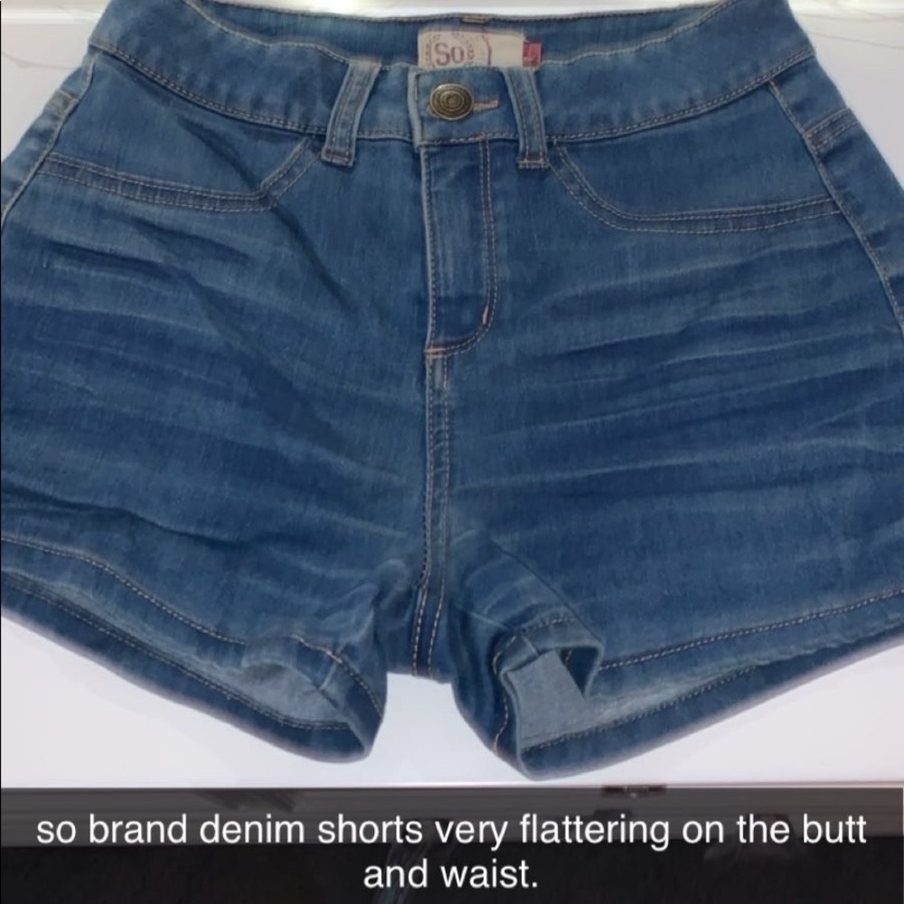denim shorts